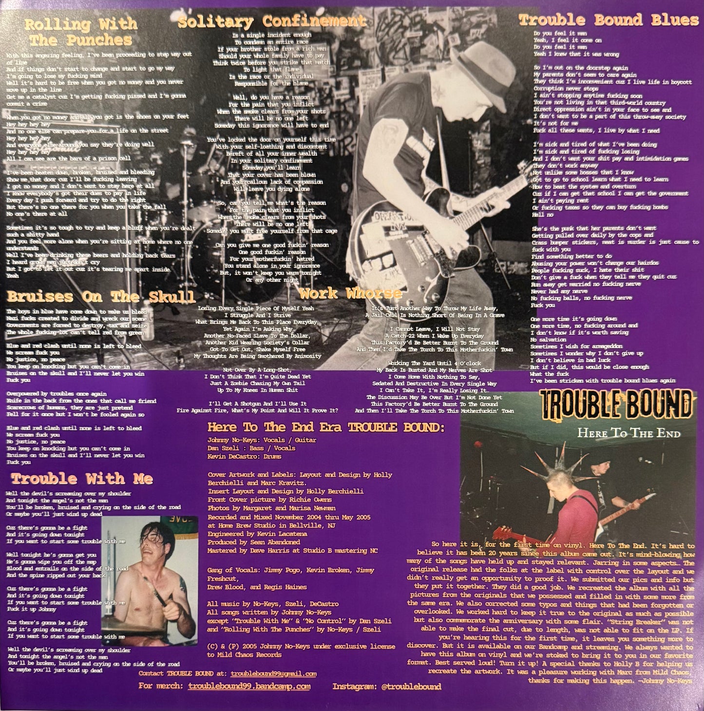 Trouble Bound - Here To The End - 20th Anniversary Vinyl - PREORDER