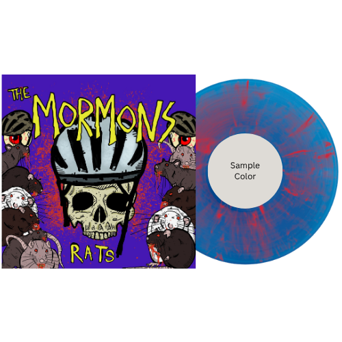 The Mormons - RATS - Blue and Red Swirl Vinyl - PREORDER