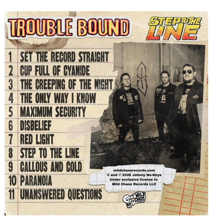 Trouble Bound - Step To The Line - CD - PREORDER