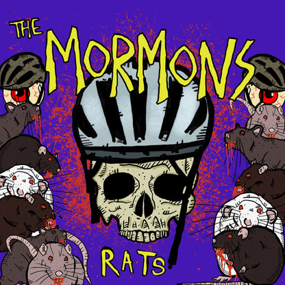 The Mormons - RATS - Blue and Red Swirl Vinyl - PREORDER