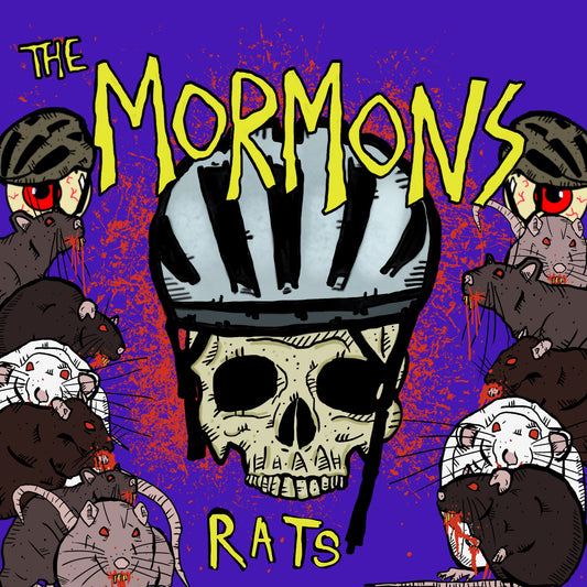 The Mormons - RATS - Blue and Red Swirl Vinyl - PREORDER