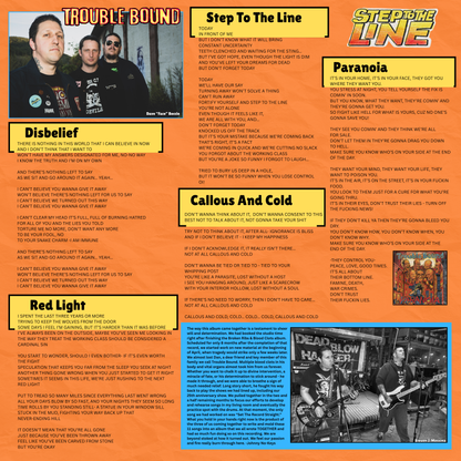 Trouble Bound - Step To The Line - Orange Vinyl